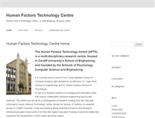 Tablet Screenshot of hftc.cardiff.ac.uk