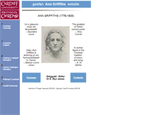 Tablet Screenshot of anngriffiths.cardiff.ac.uk