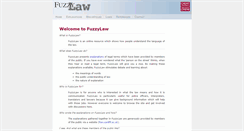 Desktop Screenshot of fuzzylaw.cardiff.ac.uk