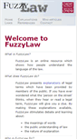 Mobile Screenshot of fuzzylaw.cardiff.ac.uk