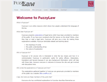 Tablet Screenshot of fuzzylaw.cardiff.ac.uk